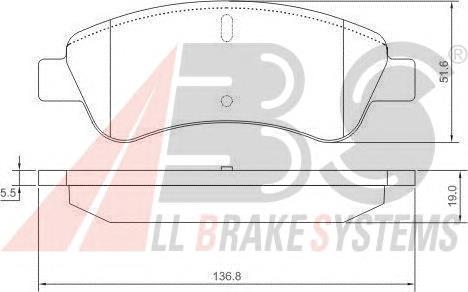Колодки ABS 37272 цена, от 15.72 USD