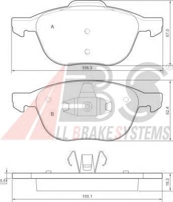 Колодки ABS 37422 цена, от 17.60 USD