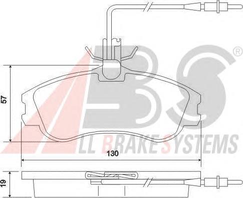 Колодки ABS 37016 цена, от 19.11 USD