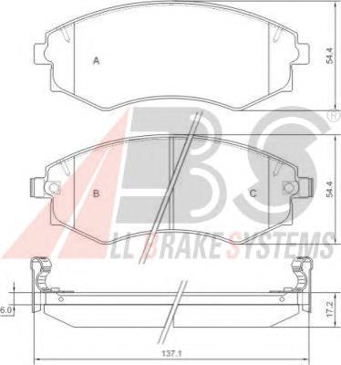 Колодки ABS 36717 цена, от 15.15 USD
