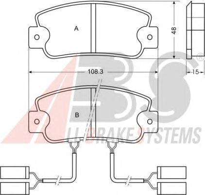 Колодки ABS 36186 цена, от 10.27 USD