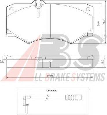 Колодки ABS 36490 цена, от 19.84 USD