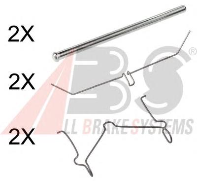 Ремкомплект тормозных колодок ABS 1701Q цена, от 3.89 USD