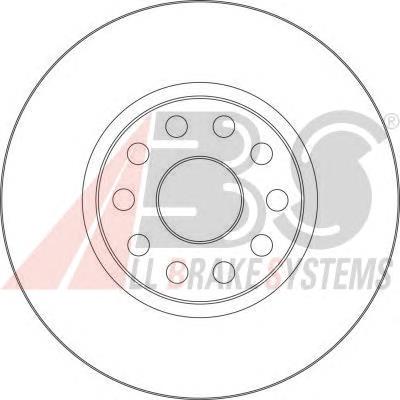 Передние тормозные диски 16581 ABS