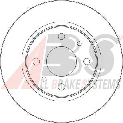 Тормоз дисковый передний ABS 17339 цена, от 21.68 USD