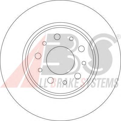Купить 17411 ABS Диск тормозной задний
