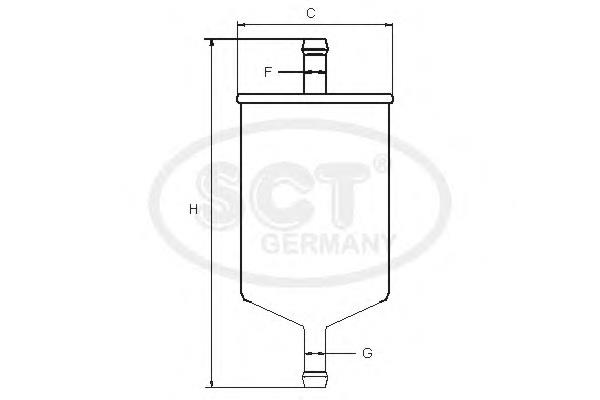 FE1521 Bremsi filtro de combustível