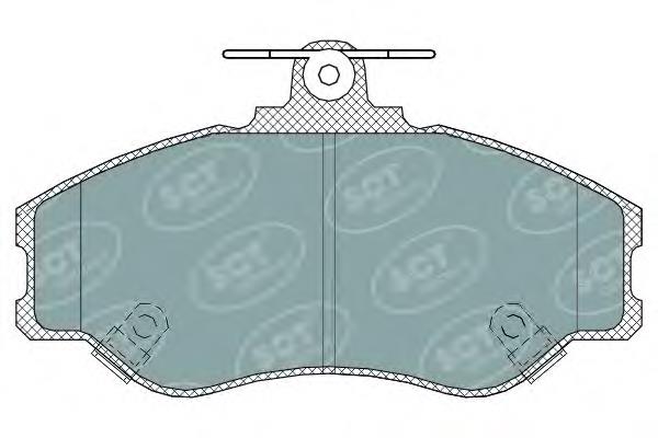 Купить SP323 SCT Колодки тормозные