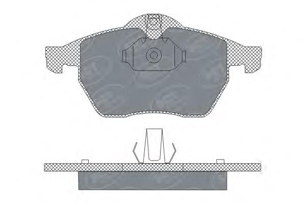 Купить SP303 SCT Колодки тормозные