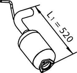 Катализатор 99894 Bosal