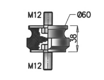 545230 Diesel Technic coxim inferior do radiador