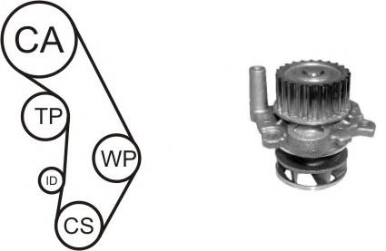 WPK-937706 Airtex bomba de água (bomba de esfriamento)