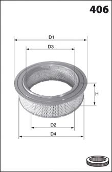 EL3256 Mecafilter filtro de ar