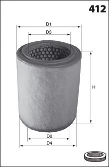 EL3753 Mecafilter воздушный фильтр