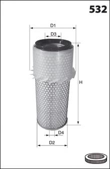 FA3422 Mecafilter filtro de ar