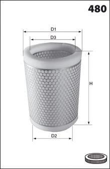 EL3210 Mecafilter filtro de ar