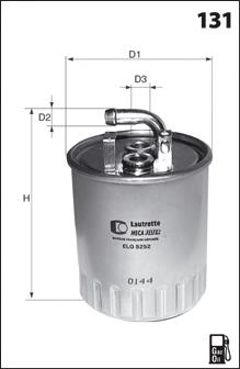 ELG5252 Mecafilter filtro de combustível