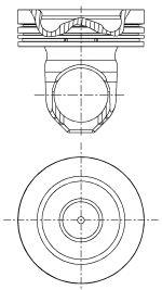 8714360000 Nural pistão do kit para 1 cilindro, std