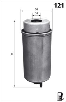 HDF638 Delphi filtro de combustível