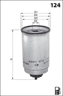 ELG5223 Mecafilter filtro de combustível