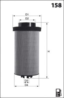 ELG5543 Mecafilter filtro de combustível