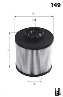 ELG5392 Mecafilter filtro de combustível