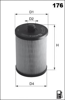 ELG5362 Mecafilter filtro de combustível