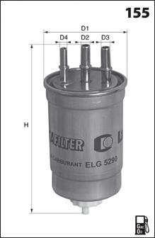 ELG5328 Mecafilter filtro de combustível