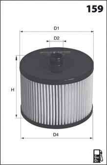 ELG5293 Mecafilter filtro de combustível