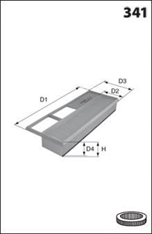 ELP9141 Mecafilter filtro de ar