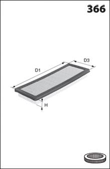 ELP9126 Mecafilter filtro de ar