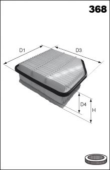 ELP9256 Mecafilter filtro de ar