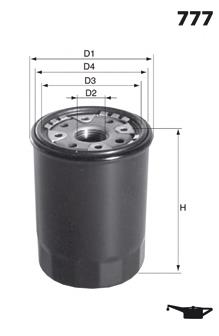 ELH4241 Mecafilter filtro de óleo