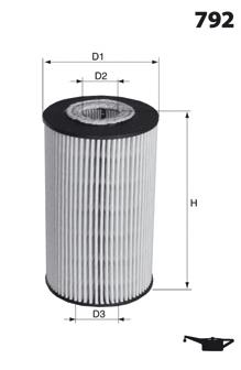 ELH4395 Mecafilter filtro de óleo