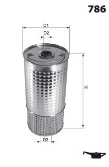 ELH4151 Mecafilter filtro de óleo