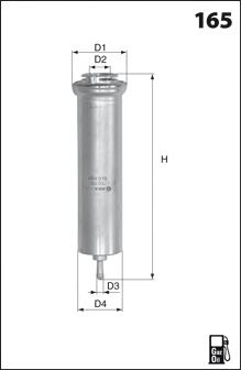 GS5002 Tecneco filtro de combustível