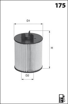 Топливный фильтр ELG5339 Mecafilter
