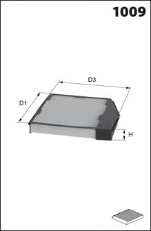 Filtro de salão CLR7120 Mecafilter