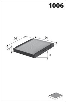 JLR7229 Mecafilter filtro de salão