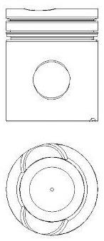  Поршень на 1 цилиндр Scania 113 