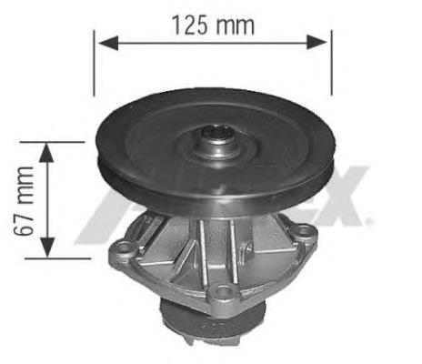 1504 Airtex bomba de água (bomba de esfriamento)