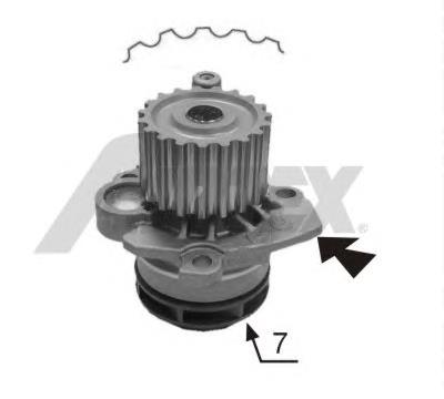 1775 Airtex Насос водяной