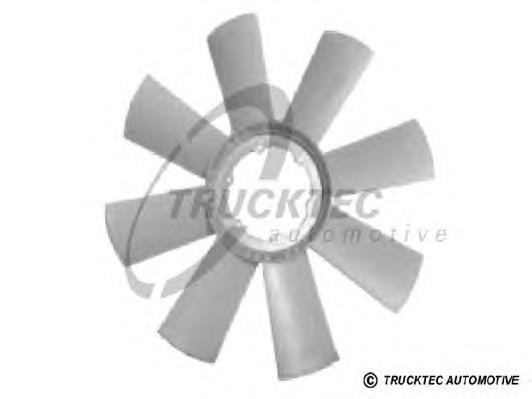 01.19.125 Trucktec ventilador (roda de aletas do radiador de esfriamento)