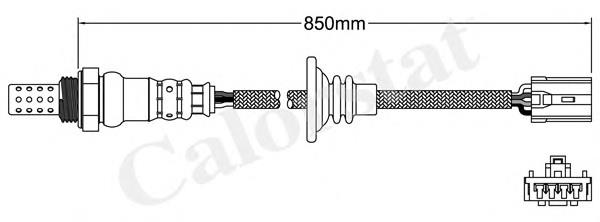 Sonda lambda, sensor de oxigênio depois de catalisador 30617127 Volvo