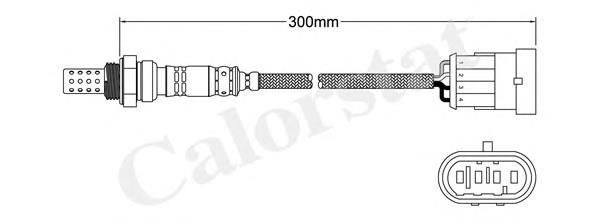 LS140090 Vernet sonda lambda, sensor de oxigênio