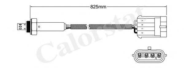 LS140009 Vernet sonda lambda, sensor de oxigênio até o catalisador