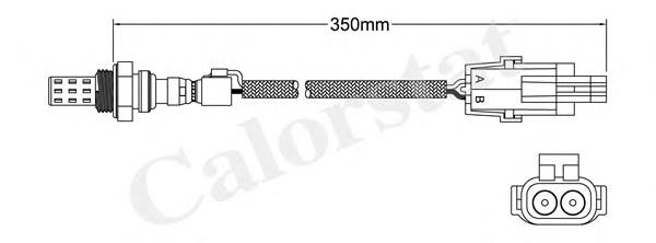 LS120200 Vernet sonda lambda, sensor de oxigênio