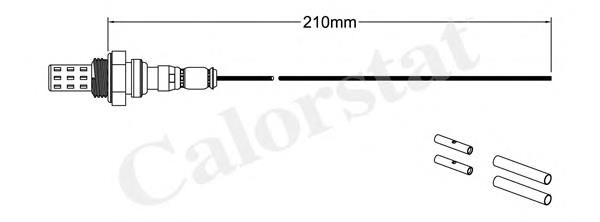 LS010223 Vernet sonda lambda, sensor de oxigênio