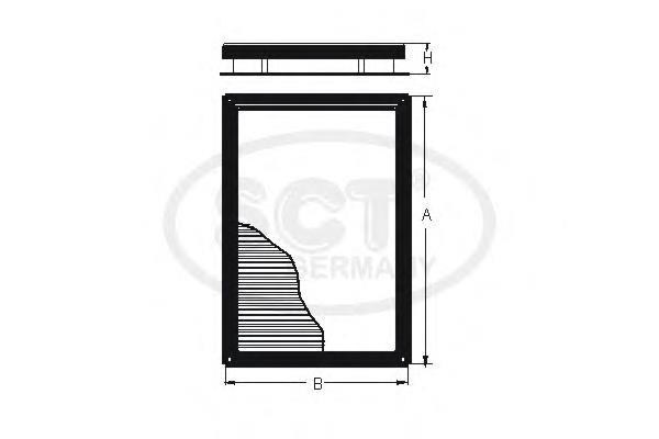 Фильтр воздушный отопителя SCT SA1134 цена, от 7.31 USD