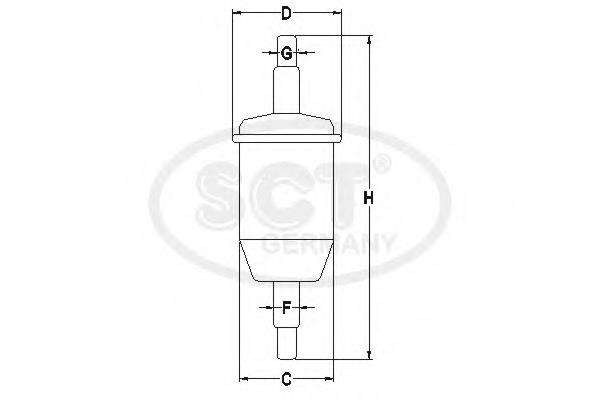 Купить ST337 SCT Фильтр-отстойник топлива грубой очистки